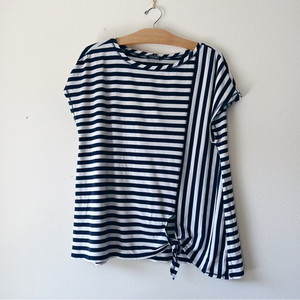 Jones New York striped capped sleeve‎ XL
